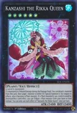 Kanzashi the Rikka Queen - SESL-EN021 - Super Rare - 1st Edition Yugioh - Image 1