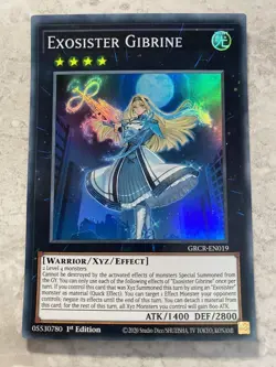 Exosister Gibrine - GRCR-EN019 - Super Rare 1st Edition - Yugioh - Image 1
