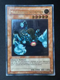 Millennium Scorpion TLM-EN009 [ LP ] ULTIMATE RARE Yu-Gi-Oh! Card - Image 1