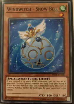 YuGiOh Windwitch - Snow Bell OP08-EN018 NM - Image 1