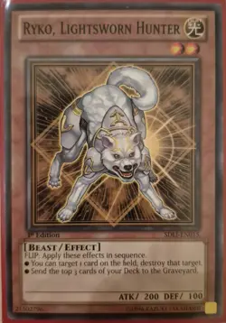 YuGiOh Ryko, Lightsworn Hunter Various Sets Common - Image 1