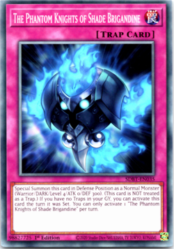 The Phantom Knights of Shade Brigandine - SDBT-EN035 Common 1st Edition Yugioh - Image 1