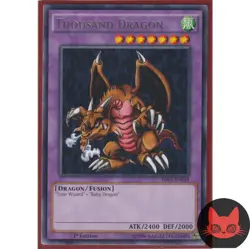 Yugioh Thousand Dragon MILI-EN039 Rare 1st Edition NM - Image 1