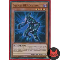 Yugioh Vision HERO Vyon GFP2-EN060 Ultra Rare 1st Edition NM - Image 1