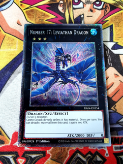 Number 17: Leviathan Dragon ra04-en154 (NEW) Platinum-Secret Yu-Gi-Oh - Image 1