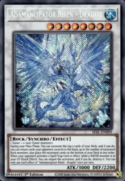 Adamancipator Risen - Dragite - Secret Rare 1st Edition SESL-EN009 - NM - YuGiOh - Image 1