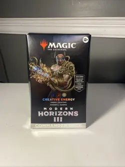 Sealed Magic The Gathering MTG Modern Horizons 3 Creative Energy Commander Deck - Image 1