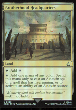 Brotherhood Headquarters Universes Beyond: Assassin's Creed Foil MTG - Image 1