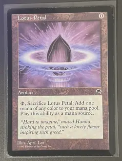 Lotus Petal (x4) - Lightly Played - Magic the Gathering - Tempest - Image 5
