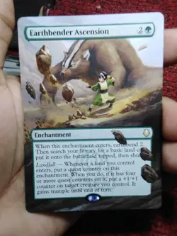Earthbender Ascension MTG Avatar: The Last Airbender Hand Painted Altered Art v - Image 2
