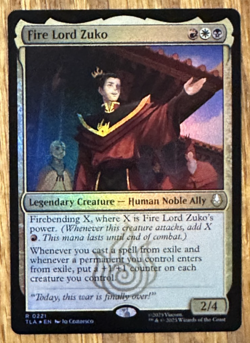 MTG Avatar: The Last Airbender, Fire Lord Zuko - Foil - Image 1