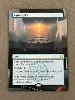 Agna Qel'a MTG Avatar: The Last Airbender Hand Painted Extended Full Altered Art - Image 1