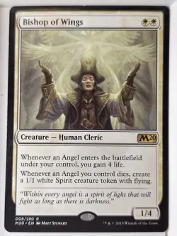 Bishop of Wings - 2020 Core Set M20 - Magic the Gathering MTG Nice! - Image 1
