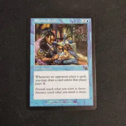 MTG Rhystic Study LP Lightly Played | Common Blue Enchantment | Prophecy - Image 1