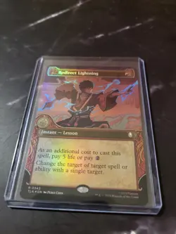 Redirect Lightning (Showcase) Avatar: The Last Airbender Foil - Image 2