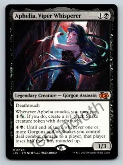 Aphelia, Viper Whisperer - Foundations Jumpstart - Magic the Gathering - Image 1