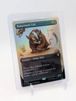 MTG - Badgermole Cub - FOIL Borderless Mythic #326 Avatar: The Last Airbender NM - Image 1