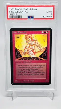 Alpha Fire Elemental MINT PSA 9 Graded Magic MTG -GradedAlpha- - Image 1