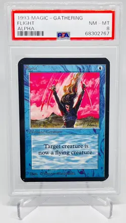 1993 Magic the Gathering MTG Alpha GRADED PSA 8 NM-MINT VINTAGE OLD SCHOOL - Image 1