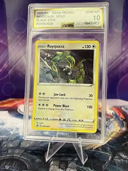 Pokemon Rayquaza SWSH029 Cosmos Holo Black Star Promo AGS 10 GEM MINT - Image 1