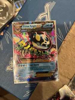Pokemon TCG Primal Kyogre EX Full Art Holo Card 55/160 Ultra Rare - Image 1