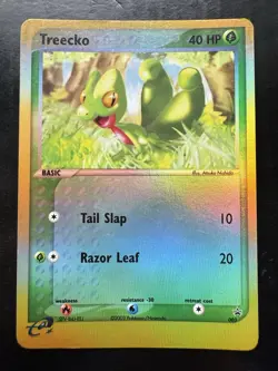 2003 Pokemon Black Star Promo Card 003 Treecko Reverse Holo (LP) - Image 1