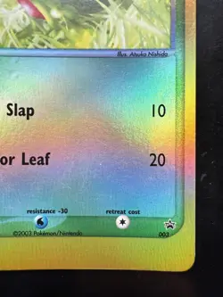 2003 Pokemon Black Star Promo Card 003 Treecko Reverse Holo (LP) - Image 5
