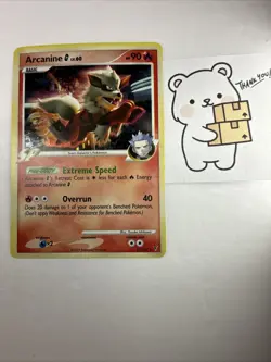 Arcanine 2009 Pokemon Platinum Supreme G Lv. 60 Victors Holo Rare With Cyrus - Image 1