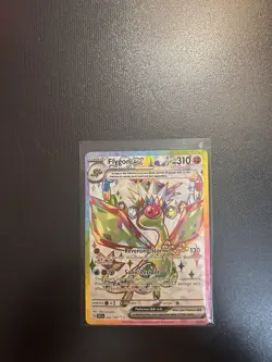 Pokemon Card Flygon ex 222/191 Surging Sparks Full Art Ultra Rare Holo Near Mint - Image 3