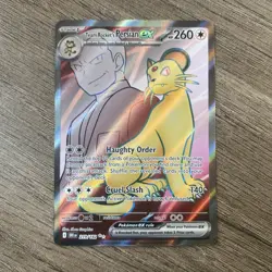 Team Rocket's Persian ex 219/182 Sv10: Destined Rivals Full Art Pokemon Card - Image 1