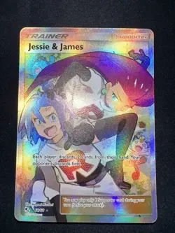 Pokemon TCG Jessie & James Trainer Full Art Ultra Rare Card 68/68 Hidden Fates - Image 2