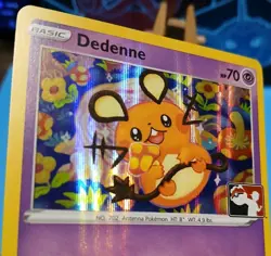 Dedenne 078/189 Holo Prize Pack Series Pokemon Play! Mint Condition - Image 2