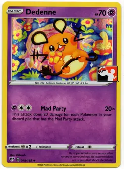 Pokemon Dedenne 078/189 Prize Pack Series NM - Image 1