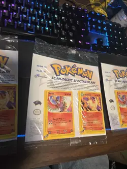 *Lot of 5* Pokemon Scan-Tastic Spectacular Ho-oh and Rapidash Promo Sealed - Image 4