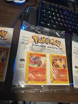 *Lot of 5* Pokemon Scan-Tastic Spectacular Ho-oh and Rapidash Promo Sealed - Image 5