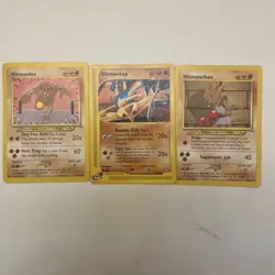 Bundle! Hitmonchan, Hitmonlee, Hitmontop! Neo Destiny Set Pokemon Cards - Image 1