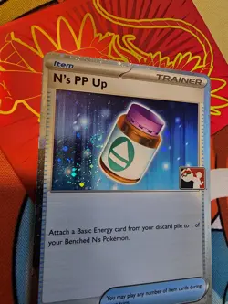 Pokemon N's PP Up 153/159 Prize Pack Series Cards Cosmo Holo Pack Fresh - NM - Image 2