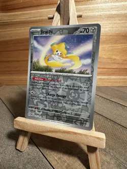 Pokemon SV04: Paradox Rift Reverse Holo Jirachi #126/182 Lightly played - Image 1