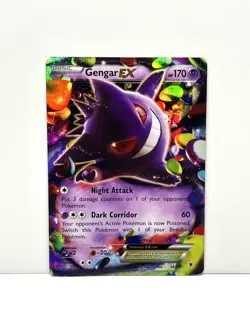Pokemon TCG Gengar EX 2014 XY Phantom Forces 34/119 Ultra Rare MP/HP - Image 1