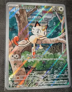 Pokemon TCG Phantasmal Flames Meowth 106/094 IR & 100 Card Lot W/ Double Rare EX - Image 2
