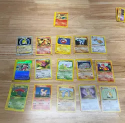 Large Vintage Pokemon Card Lot of 215 Cards. From 90s to early 2000s Some Holo - Image 2