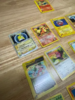 Large Vintage Pokemon Card Lot of 215 Cards. From 90s to early 2000s Some Holo - Image 3