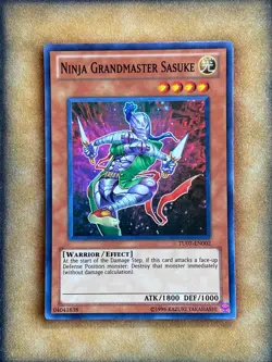 Yugioh Ninja Grandmaster Sasuke TU07-EN002 Super Rare NM - Image 1