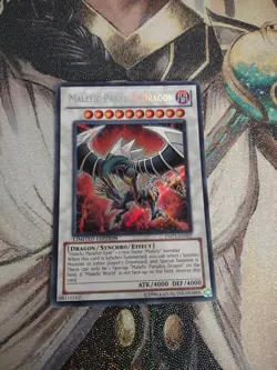Yu-Gi-Oh! Malefic Paradox Dragon 3D Bonds Beyond Time Movie Pack YMP1-EN007 LP - Image 1