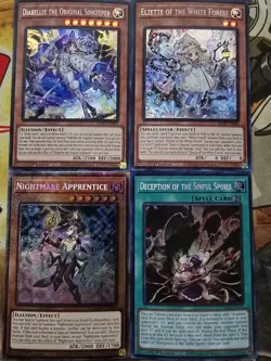 Yugioh Nightmare Apprentice (Starlight) + Elzette of the White Forest + More NM - Image 1