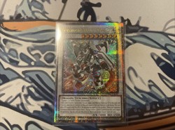 Yugioh Borreload Savage Dragon Quarter Century Secret Rare RA01-EN033 Near Mint - Image 1