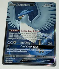 Pokemon TCG Articuno GX Full Art Holo Card Celestial Storm 154/168 - Image 1