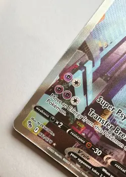 Pokemon GO TCG Mewtwo V 072/078 Alternate Alt Full Art Holo Foil NM Card 2022 - Image 4