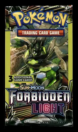 [SEALED] Forbidden Light 3 Card Booster Pack Zygarde GX Artwork - Image 1