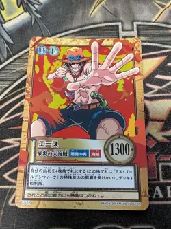 One Piece Card Ace C-513 Hyper Battle Carddass Japanese - Image 1
